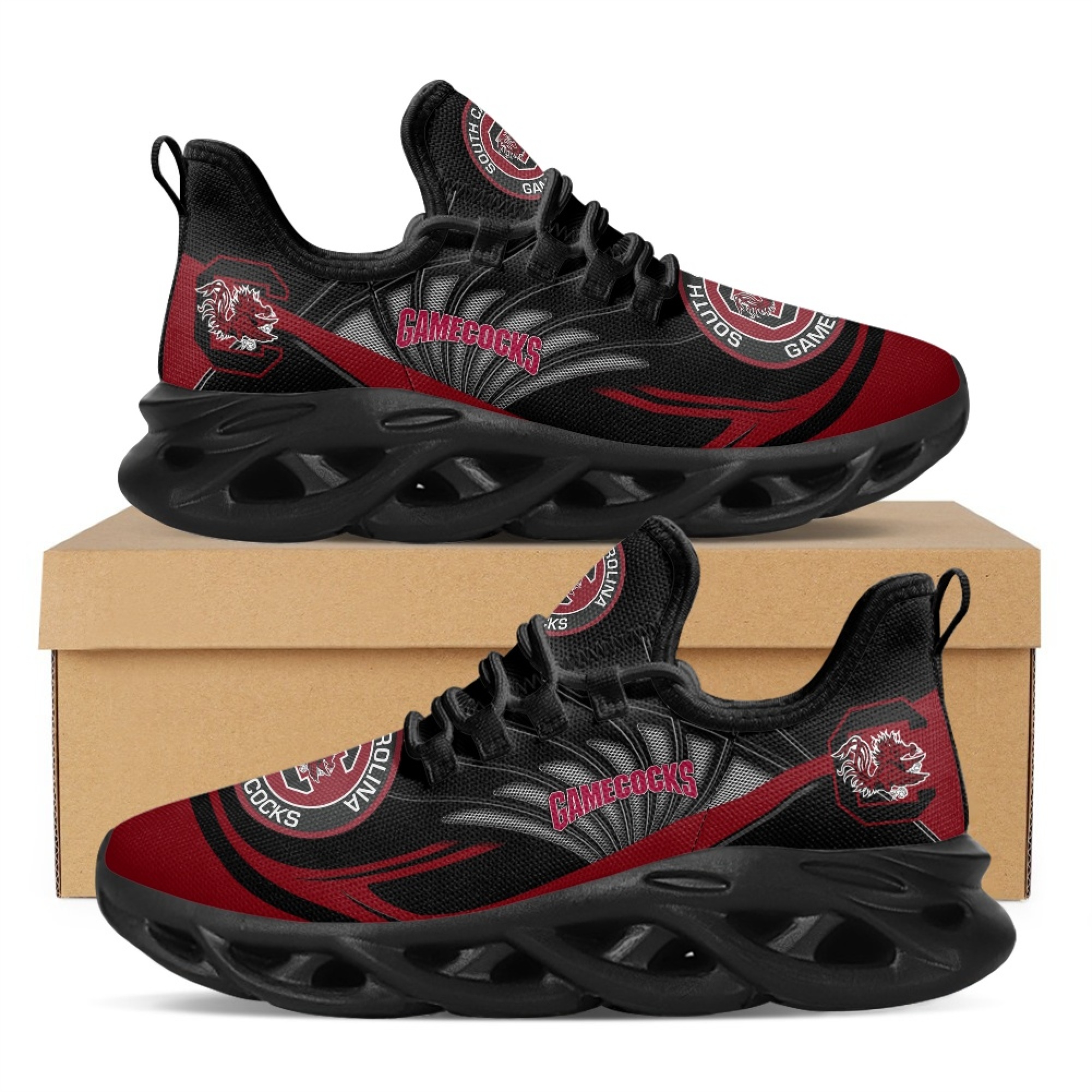 Men's South Carolina Gamecocks Flex Control Sneakers 00748